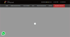 Desktop Screenshot of cliquenaweb.com.br