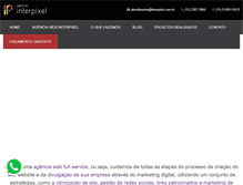 Tablet Screenshot of cliquenaweb.com.br